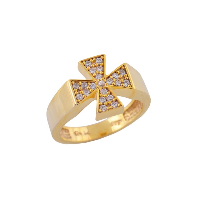 Δαχτυλίδι χρυσό με φυσικά διαμάντια